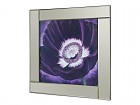 Cuadro espejo flor púrpura A