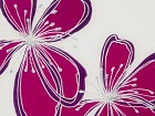 Cuadro espejo flor fucsia A