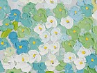 Cuadro pintado al óleo florero B