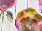 Cuadro de lona con diamantes flores B