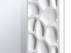 Espejo resina blanco