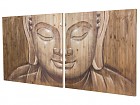 Cuadro sobre madera Set 2 Buda