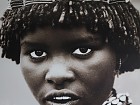 Cuadro mujer africana en blanco y negro