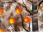 Cuadro óleo árbol naranja 100X100 cm