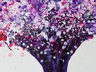 Cuadro óleo árbol púrpura 100X100 CM B