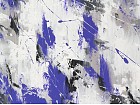 Cuadro óleo abstracto 50X150 cm A