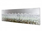 Cuadro óleo flores 50X150 cm