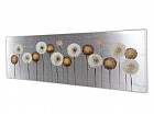 Óleo flores 50x150 cm