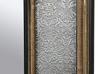 Espejo rectangular con marco grabado
