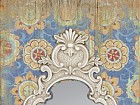 Decoración mural con espejo