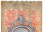 Decoración mural con espejo