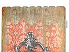 Decoración mural con espejo