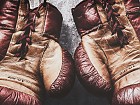 Cuadro guantes boxeo