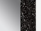 Espejo estucado lacado negro 76x98 cm