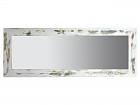 Espejo blanco decapado verde 45x147 cm