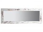 Espejo blanco decapado crudo 66x167 cm