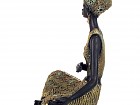 Figura decorativa africana de mujer Masai sentada