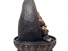 Fuente de mesa Ganesha de resina con cascada agua