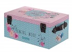 Costurero caja con compartimentos rosa y azul Frida Kahlo