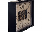 Reloj vintage de pared engranajes visibles