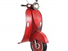 Aplique de pared moto vespa frontal rojo