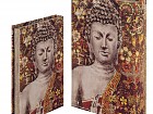 Set de 2 cajas decorativas con la imagen de Buda