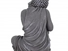 Estatua Buda durmiendo sobre rodilla en resina