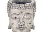 Macetero cabeza de Buda beige