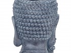 Maceta Buda de resina gris