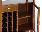 Mueble bar de madera color nogal Forest