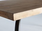 Mesa comedor madera y hierro