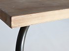 Mesa comedor madera y hierro