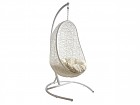 Silla nido con cojín blanco