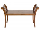 Banqueta doble de madera de mindi Forest 105 cm