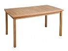 Mesa y 4 sillas de exterior madera de teca