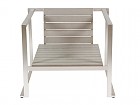 Conjunto de jardín 4 plazas de aluminio
