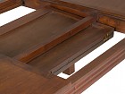 Mesa extensible de madera de mindi Oregón