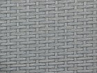 Conjunto 4 piezas de fibra sintética gris para jardín