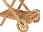 Carrito camarera de madera de teca