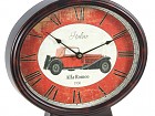 Reloj sobremesa rojo Alfa Romeo grande