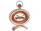 Reloj sobremesa rojo Alfa Romeo