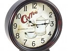 Reloj de sobremesa vintage coffee time