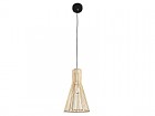 Lámpara de techo bambú forma estrecha