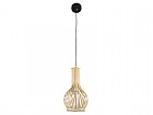 Lámpara de techo bambú forma de jarrón