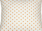 Cojín topos natural naranja 60 cm