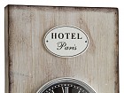 Reloj de pared envejecido Hotel París