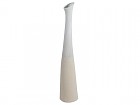 Jarrón pie cerámica blanco 120 cm