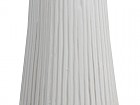 Jarrón pie cerámica blanco 120 cm