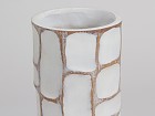 Jarrón poliresina blanco 58 cm