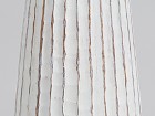 Jarrón poliresina blanco 134 cm